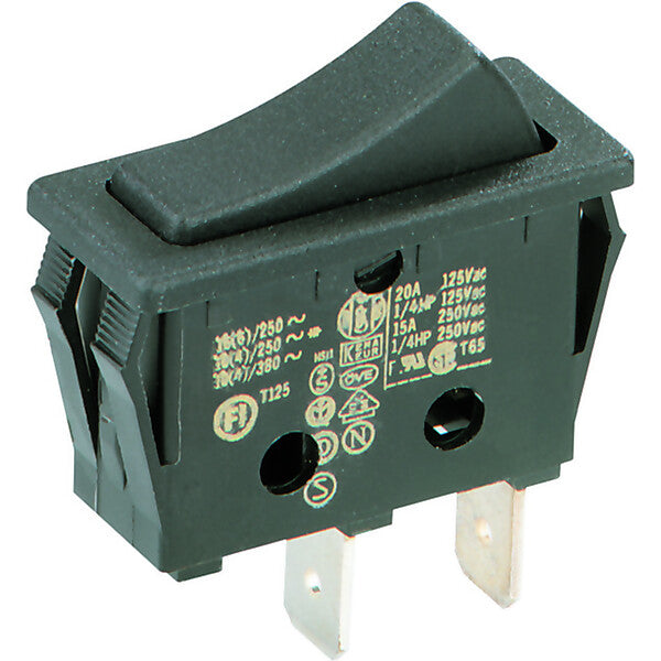 BACHMANN EB-Wippenschalter sw,16(8)A250V 1p. 924.091